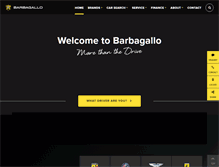 Tablet Screenshot of barbagallo.com.au